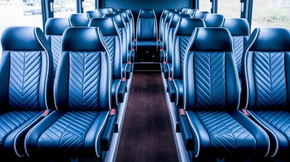20 passenger minibus inside san marcos