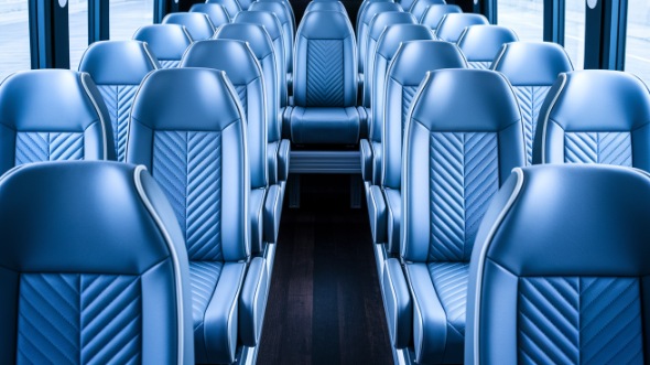 28 passenger minibus inside san marcos