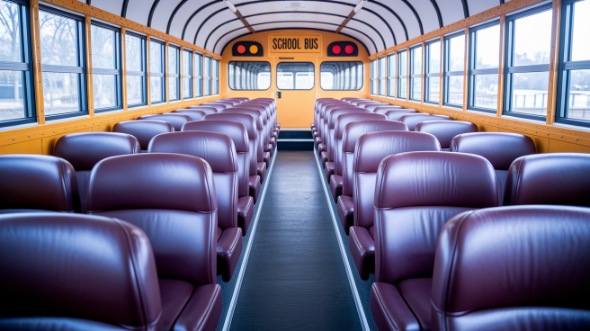school bus rental interior san marcos